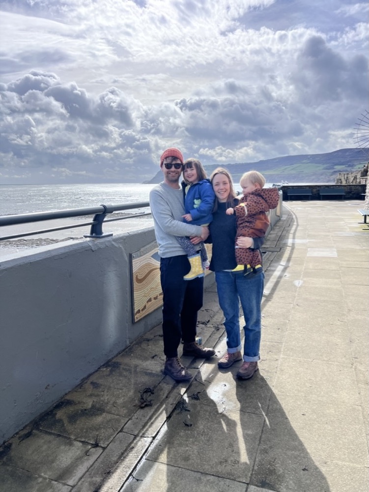Alastair Duncan with his family